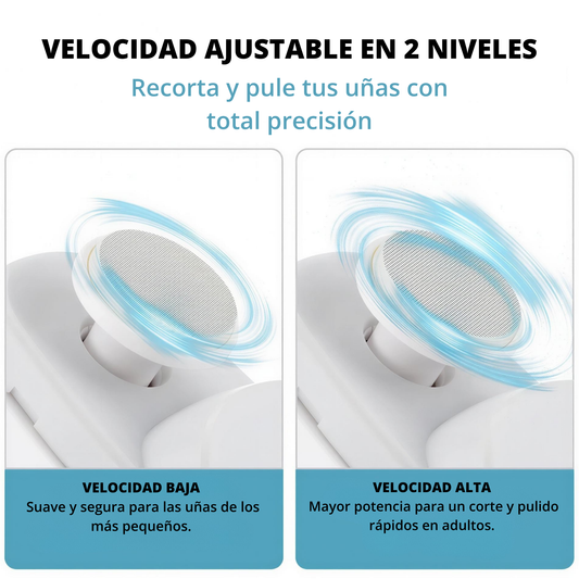 Cortaúñas eléctrico 3 en 1